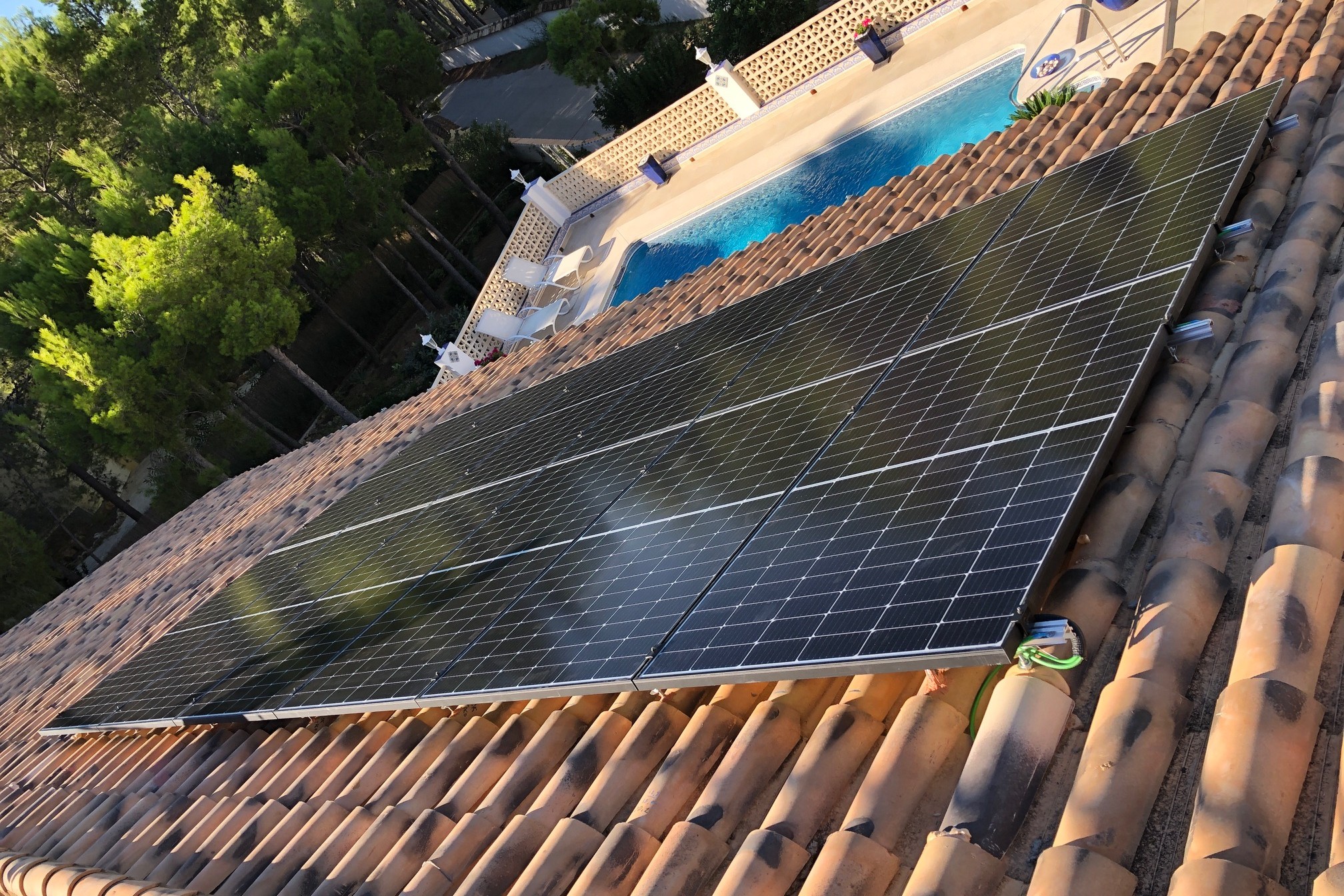 12X 370 wp Zonnepanelen, Altea La Vella, Alicante