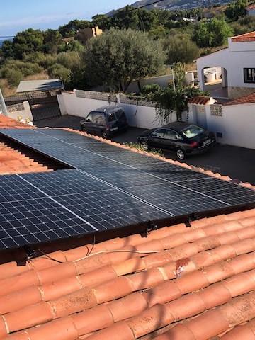 8X 370 wp Paneles Solares, Alfas Del Pi, Alicante