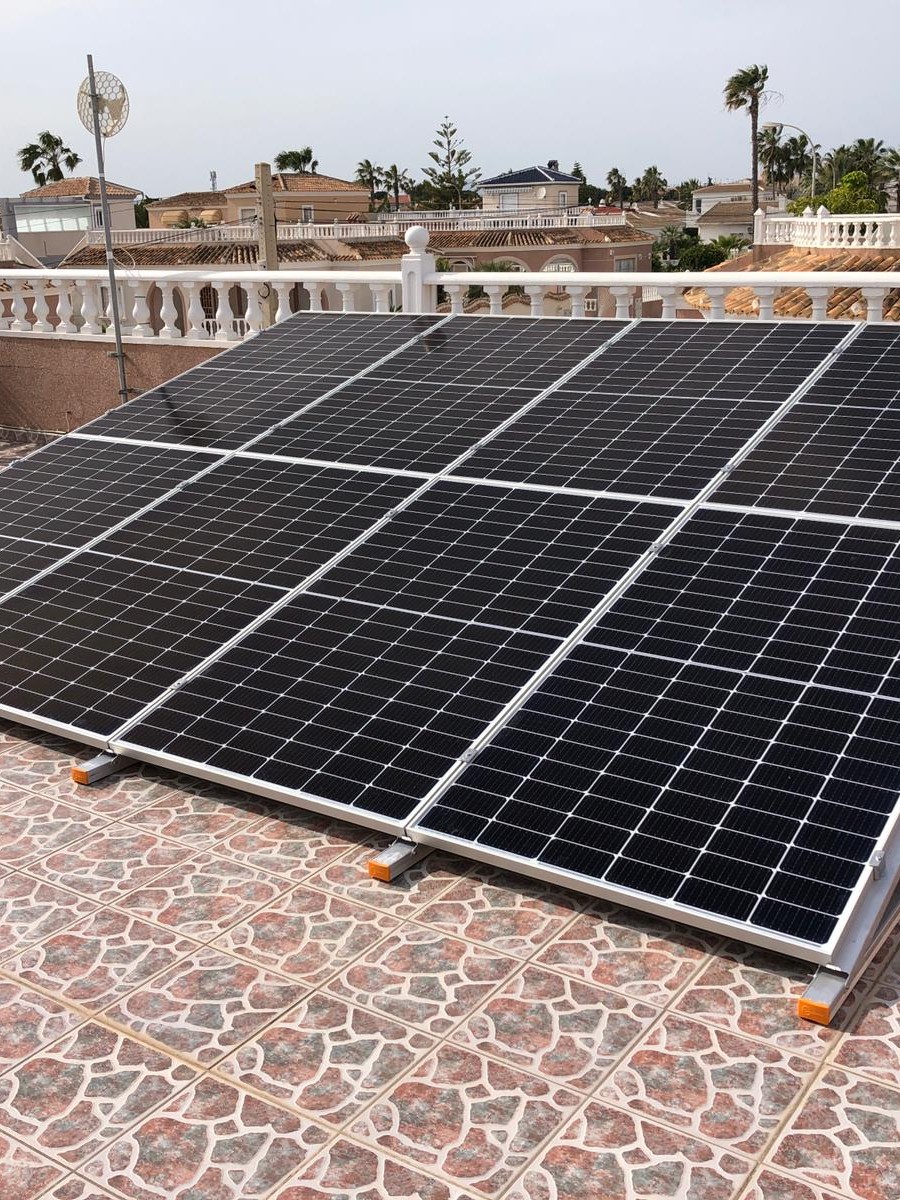 8X 380 wp Solar Panels, Torrevieja, Alicante (Grid system)