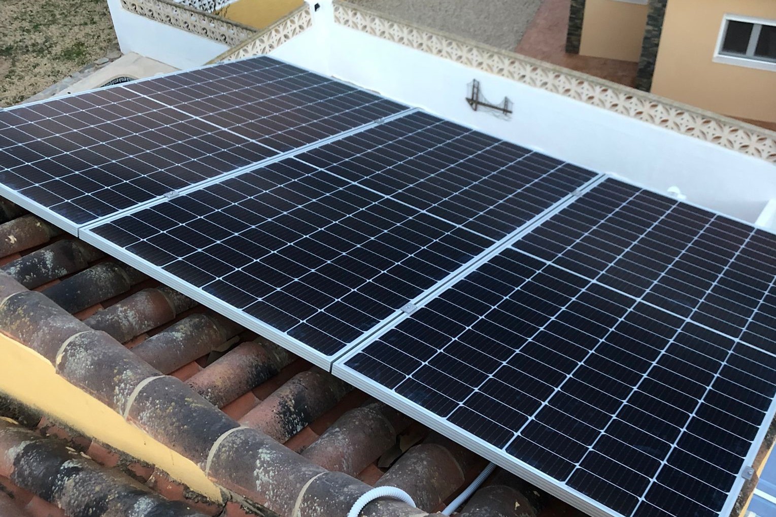 6X 455 wp Paneles Solares, La Nucia, Alicante (Sistema de red)