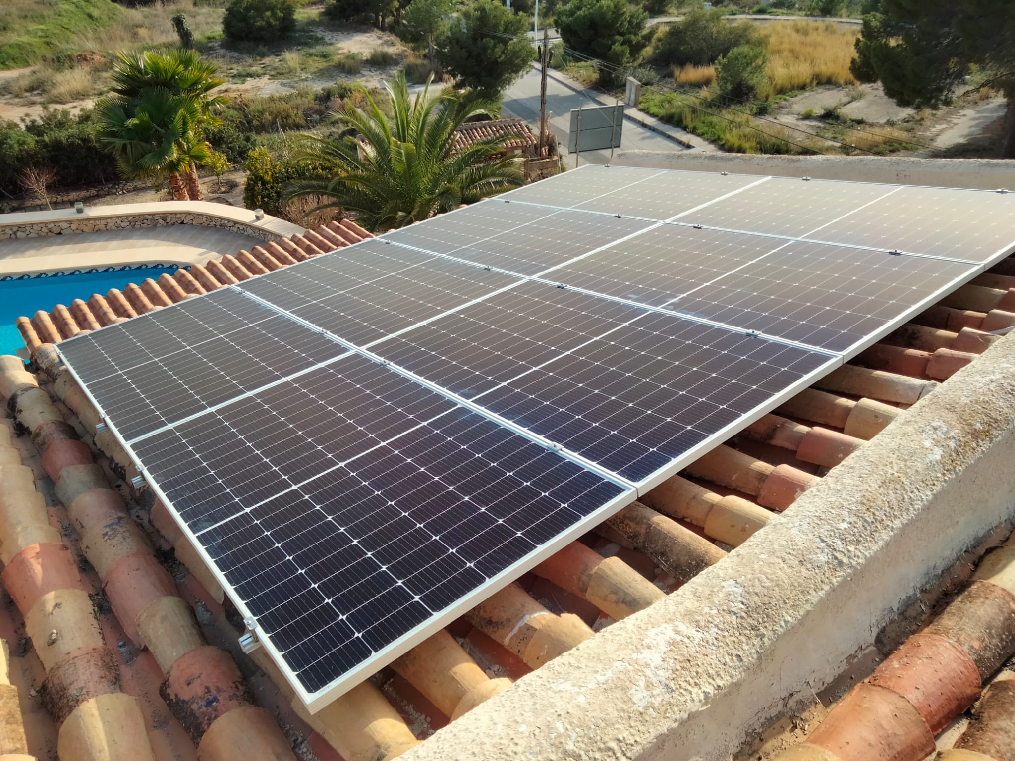 12X 380 wp Solar Panels, Calpe, Alicante (Grid system)