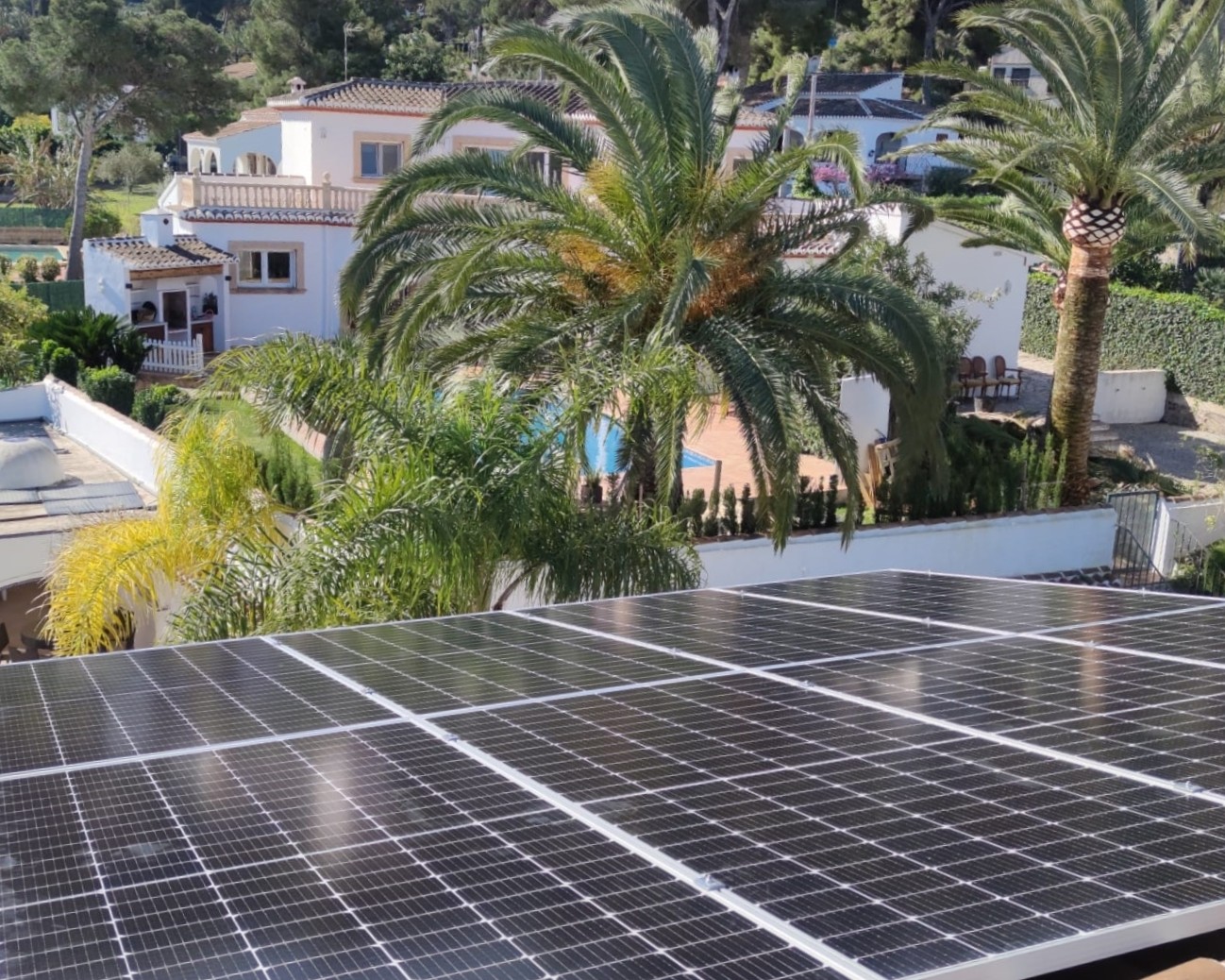 13X 455 wp Solar Panels, Javea, Alicante (Hybrid system)