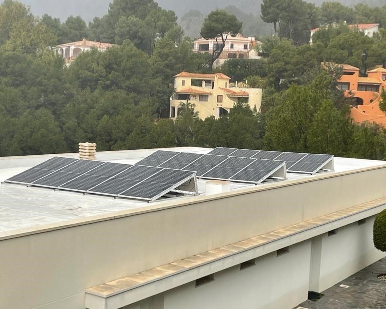 15X 455 wp Solar Panels, Altea, Alicante (Hybrid system)