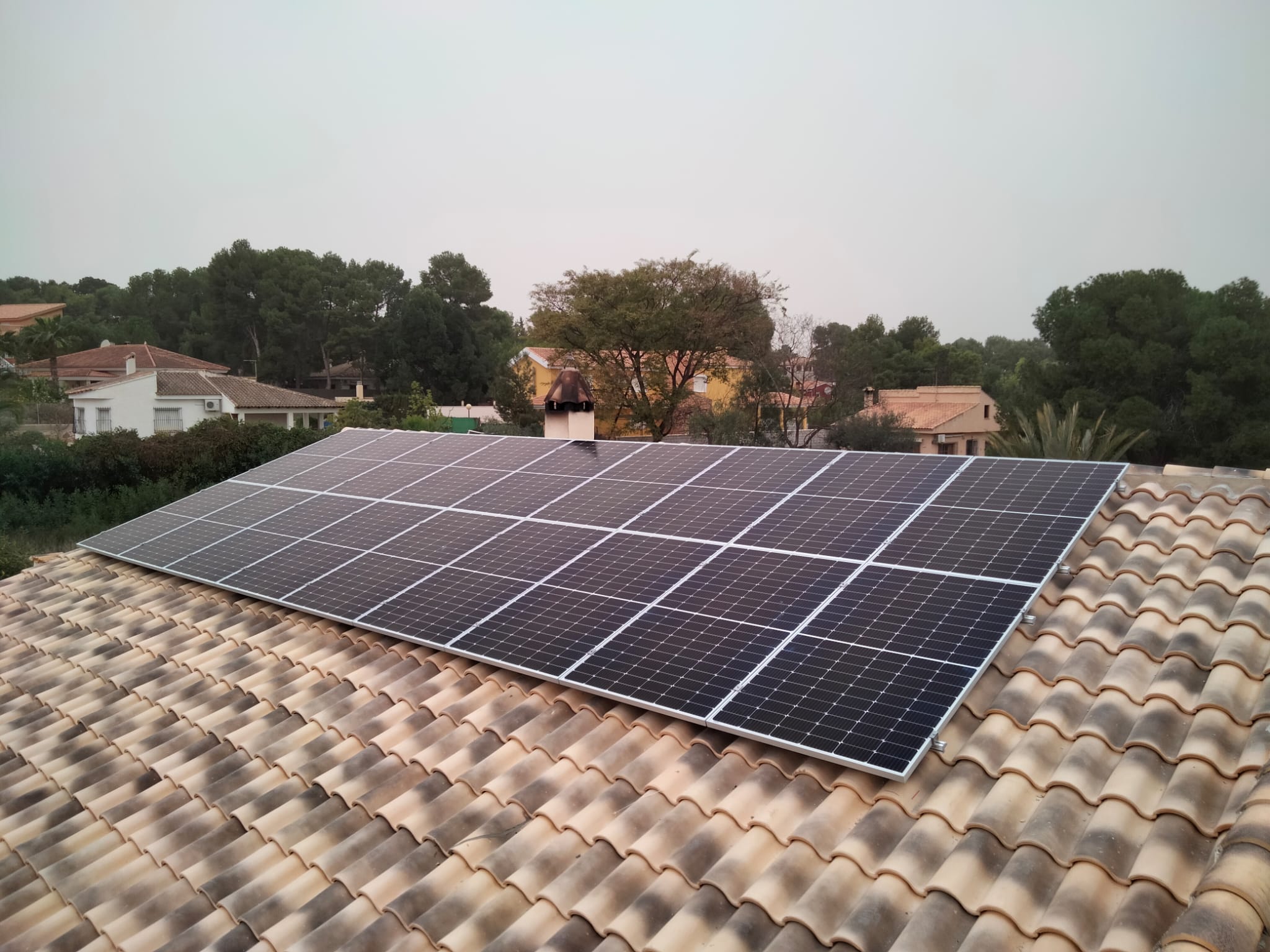 18X 385 wp Solar Panels, Fortuna, Murcia (Hybrid system)