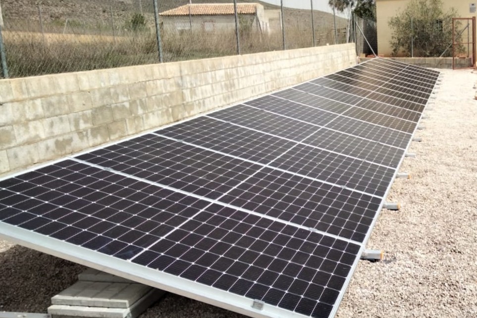 14X 455 wp Solar Panels, Hondón de los Frailes, Alicante (Hybrid system)