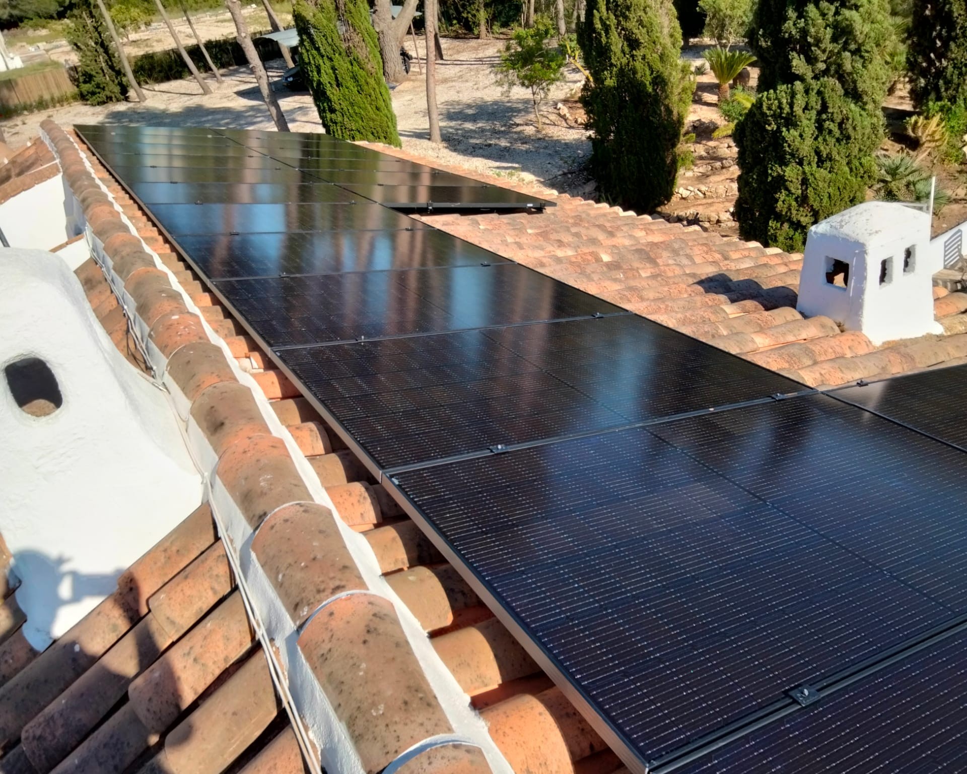 20X 370 wp Solar Panels, Javea, Alicante (Hybrid system)