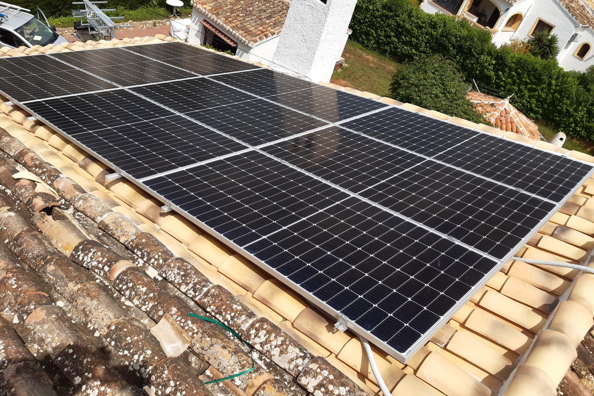 15X 455 wp Solar Panels, Javea, Alicante (Hybrid system)