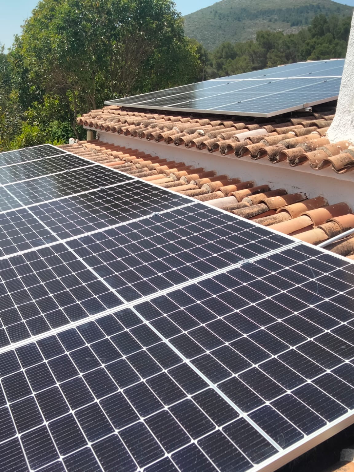 14X 460 wp Solar Panels, Jalon, Alicante (Hybrid system)