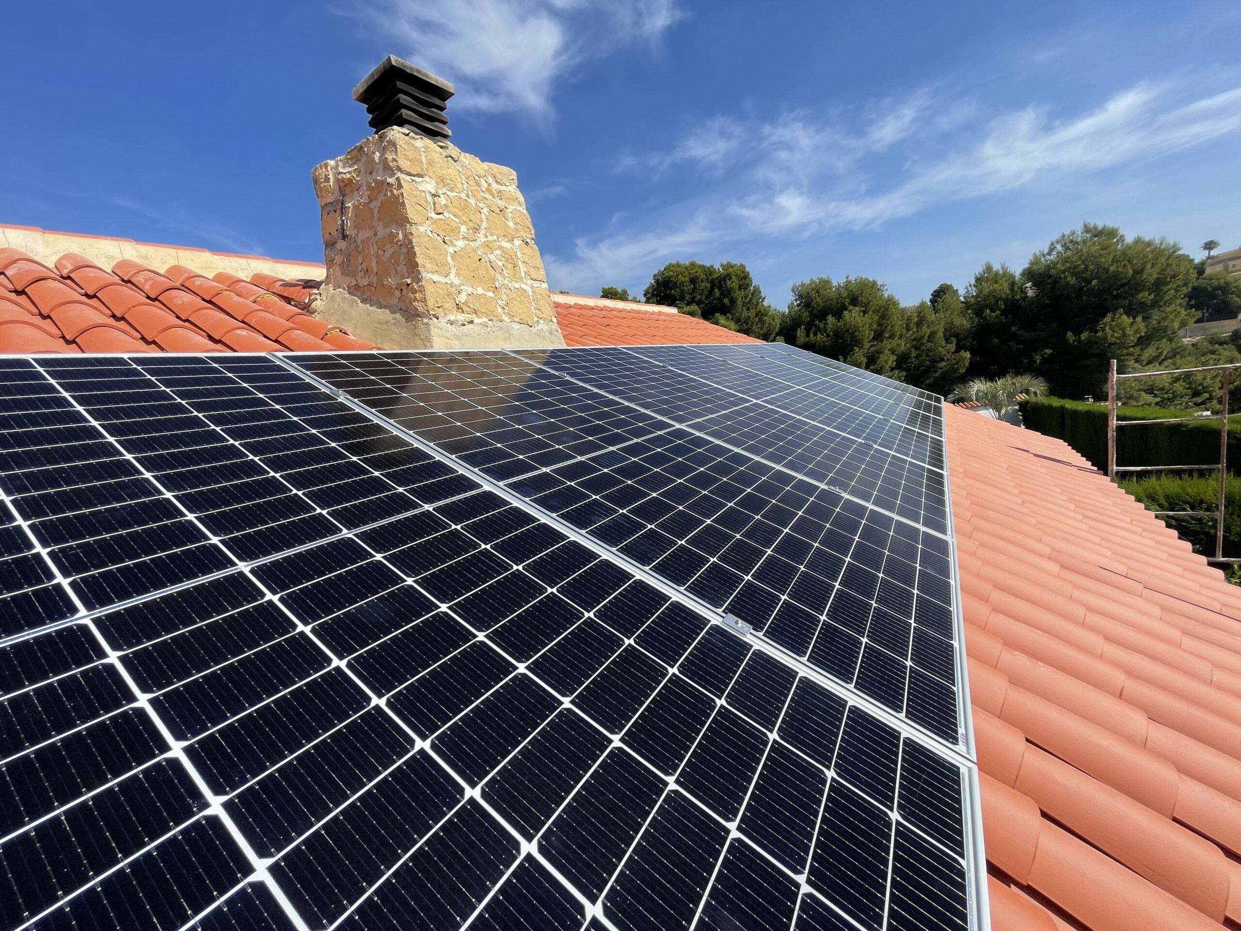 15X 460 wp Solar Panels, La Nucia, Alicante (Hybrid system)