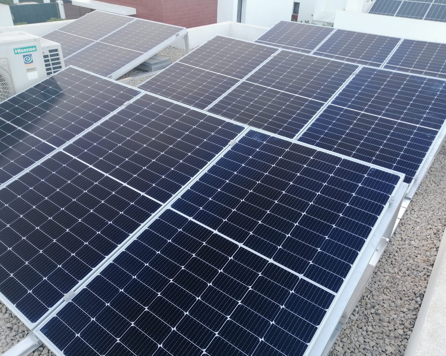 11X 385 wp zonnepanelen, Polop, Alicante (Hybride systeem)