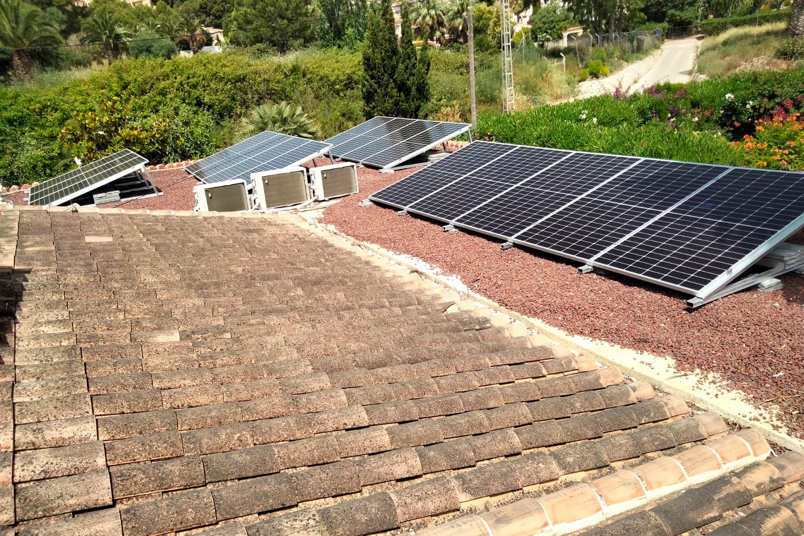 16X 460 wp Solar Panels, Teulada, Alicante (Hybrid system)