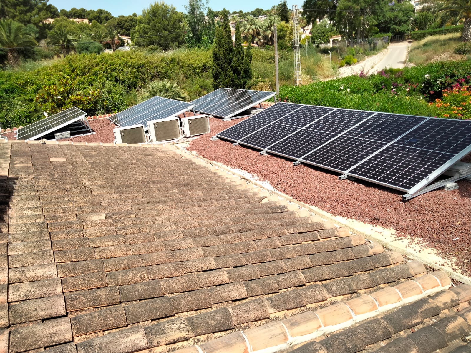 16X 460 wp Solar Panels, Teulada, Alicante (Hybrid system)