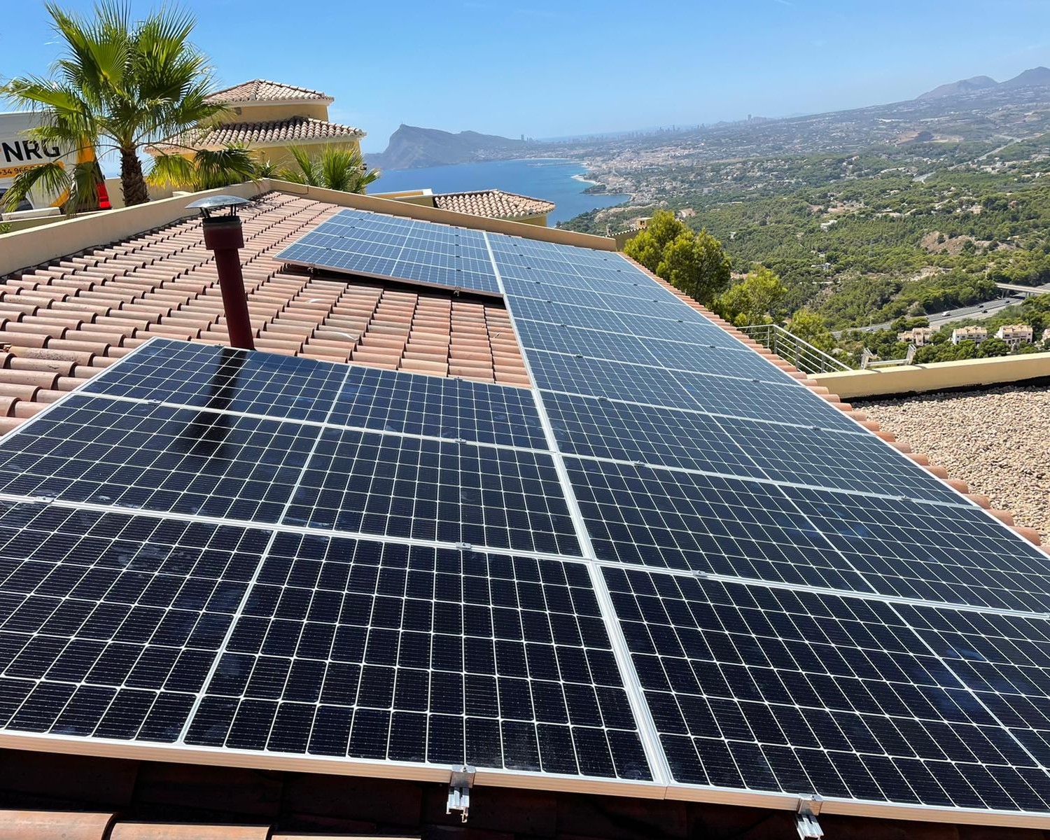 19X 460 wp Solar Panels, Altea, Alicante (Hybrid system)