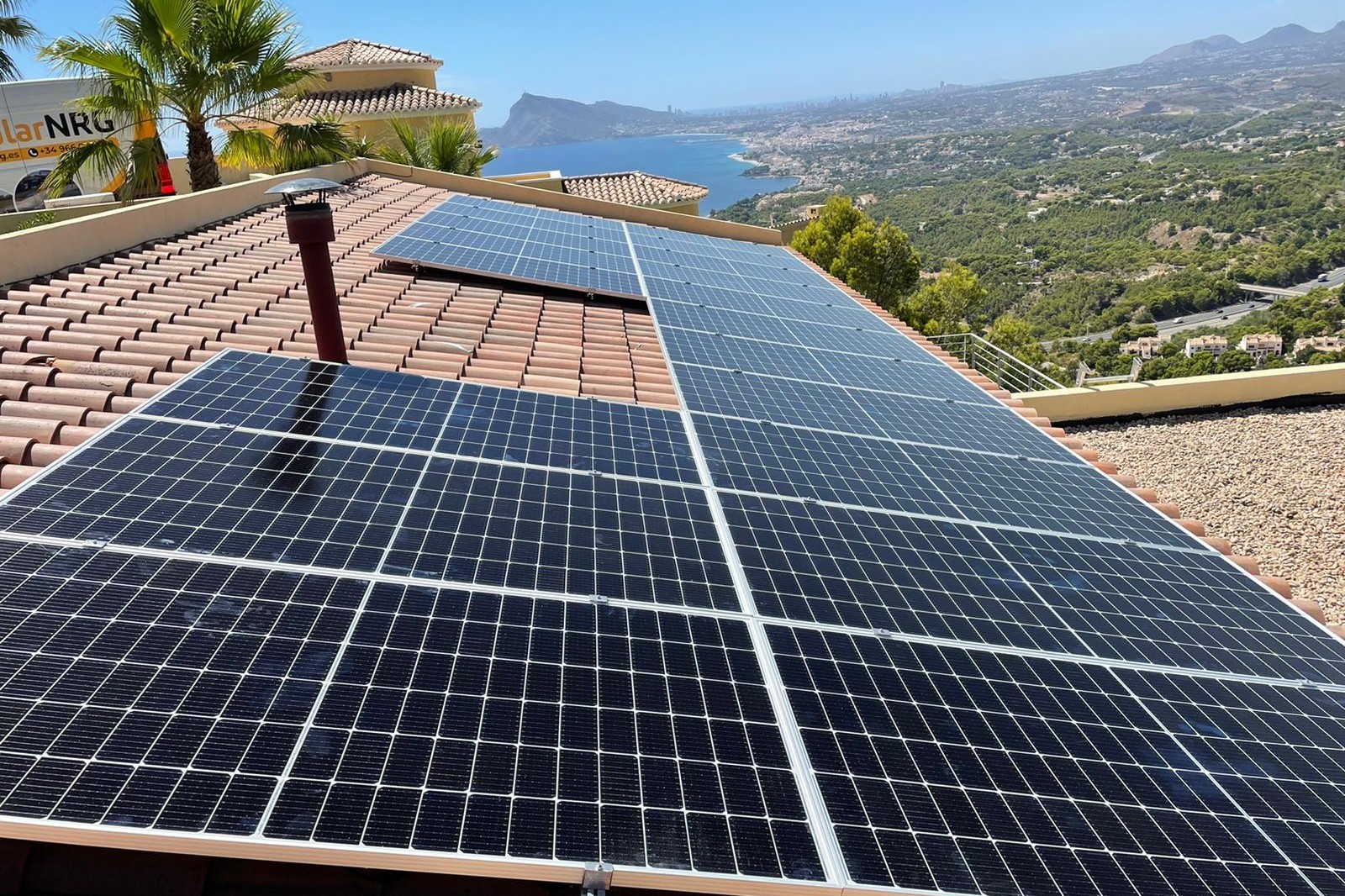 19X 460 wp Solar Panels, Altea, Alicante (Hybrid system)